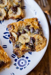 Chocolate, Banana, and Biscoff Graham Bars