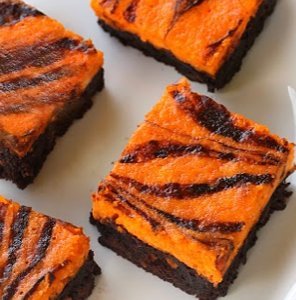 Scream Cheese Halloween Brownies