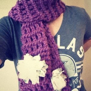 Spiced Plum Scarf