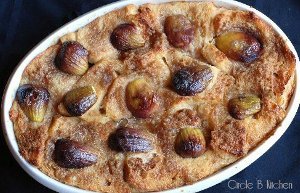 Fresh Fig Bread Pudding