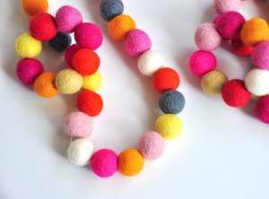 Wool Bead Jewelry