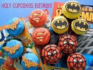 Superhero Cupcakes