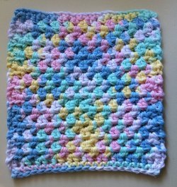 Cotton Candy Dishcloth