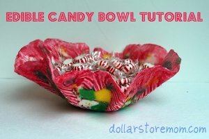 Edible Christmas Candy Bowl