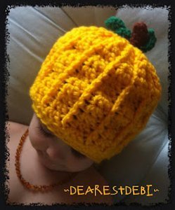 Toddler Pumpkin Hat