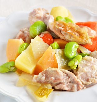 Chicken and Broad Bean Casserole