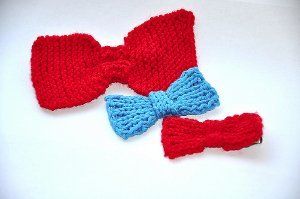 Addictive Knit Bows