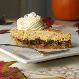 Decadent Pecan Pumpkin Cheesecake