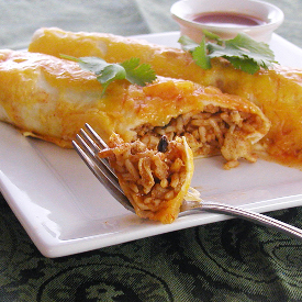 Spicy Chicken Enchiladas