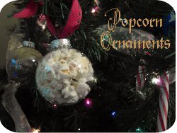 Popcorn Ball Ornaments