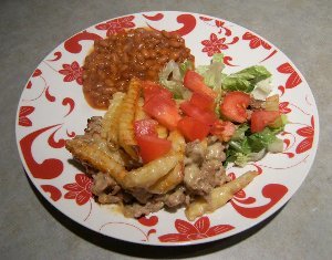 Cheeseburger and Fries Casserole