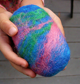 Felted Soap