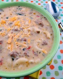 Mighty Cheeseburger Soup