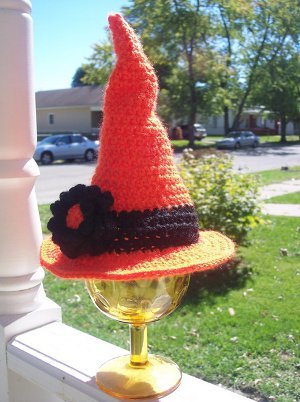Crocheted Witch Hat