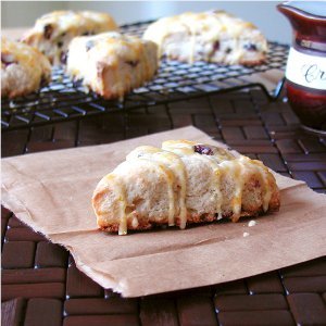 Sweet Cranberry Orange Scones