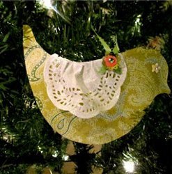 Turtle Dove Ornaments