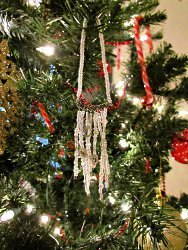 Beaded Icicle Ornament