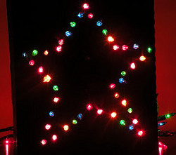 Glowing Homemade Lite-Brite