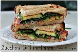 Jason's Deli Copycat Grilled Zucchini Panini