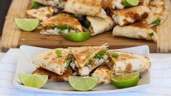 Just-Like Chili's Cheesy Chicken, Bacon and Avocado Quesadillas