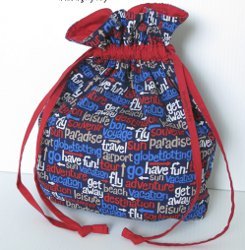 Small Drawstring Bag Tutorial