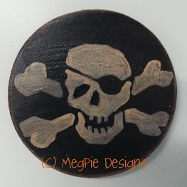 Pirate Skull Magnets