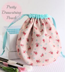 Pretty Drawstring Pouch