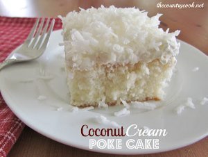 Coconut Cream Poke Cake