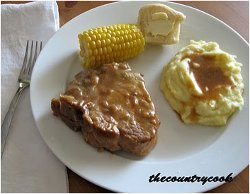 Slow Cooker Pork Chops and Gravy