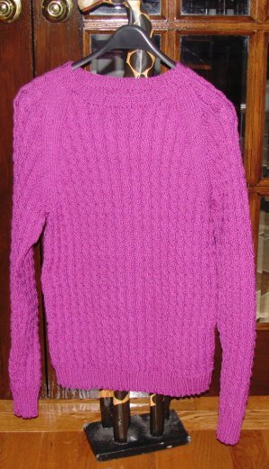 Cable Twist Raglan Sweater