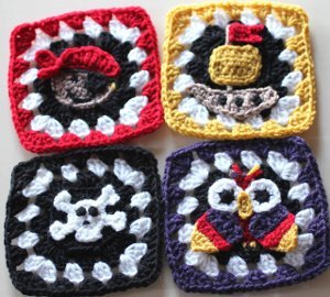 Pirate Granny Squares