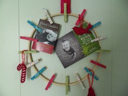 Christmas Cards Wreath