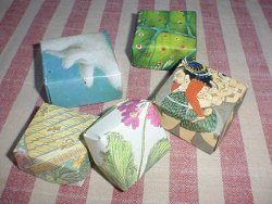 Folded Christmas Card Box