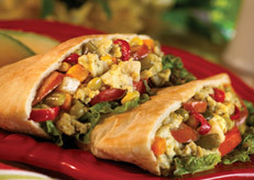 Chicken & Mixed Vegetables Pita Pockets