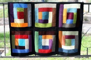 Bold and Beautiful Scrap Afghan