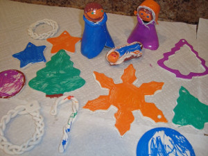 Sharpie Sculpey Clay Ornaments