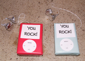 Rockin' Candy iPod Valentine