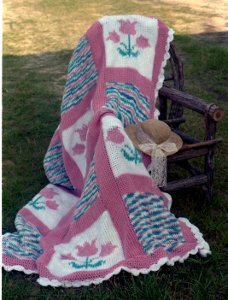 Tulip Garden Afghan