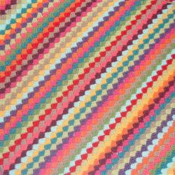 Rainbow Diagonal Afghan