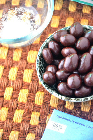 Dark Chocolate Covered Almonds