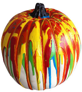 Totally Tie-Dye Pumpkin