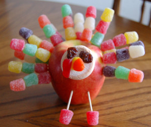 Appetizing Apple Turkeys