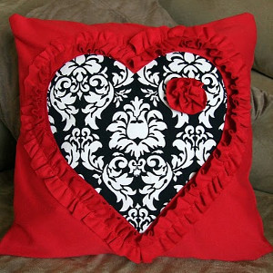 I Heart You Pillow Cover