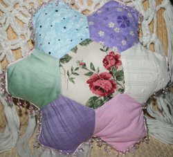 Hexagon Daisy Pillow