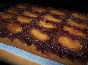 Apple Cranberry Upside Down Cake