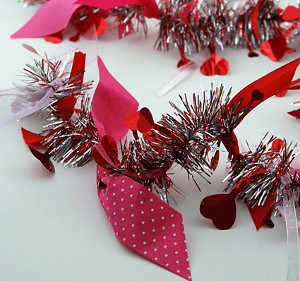 Sweet Scrap Ribbon Valentine Garland