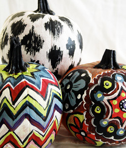 Bold Painted Pumpkin Patterns