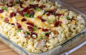 Chicken Bacon Ranch Mac and Cheese