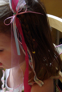 Rainbow Ribbon Barrette