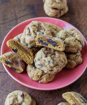 Pumpkin Chocolate Chip Cookies